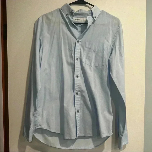 Light Blue Men's Shirt - Picture 1 of 3
